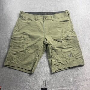 Eddie Bauer First Ascent Guide Shorts Mens 38 Green Hiking Outdoor Cargo Tech